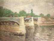 Vincent Van Gogh The Seine with the Pont de la Grande Jatte (nn04) oil painting artist